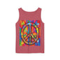 Colorful Peace Sign Tank Top