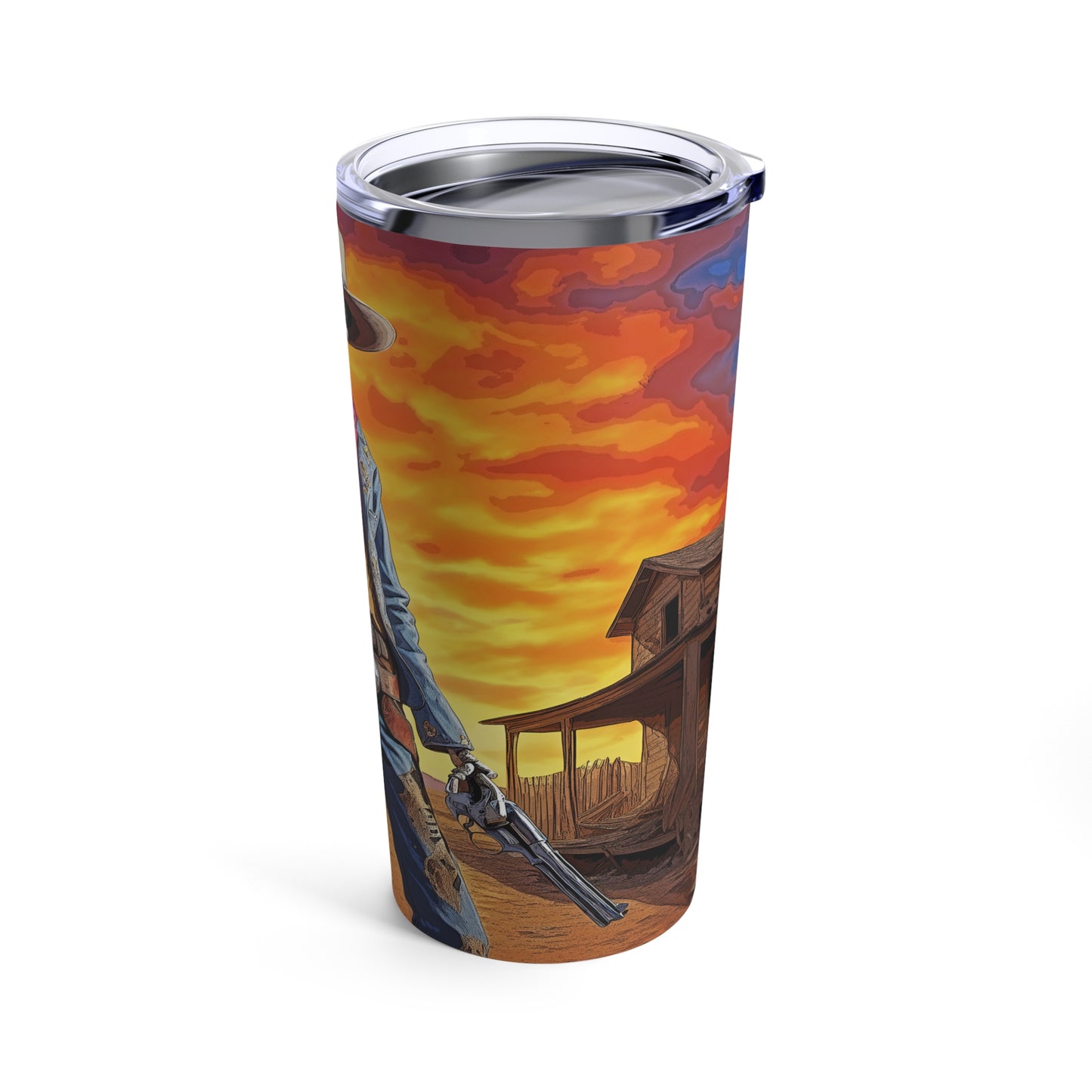 Skeleton Cowboy Tumbler