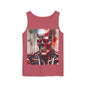 Cyborg Robot Skull Tank Top