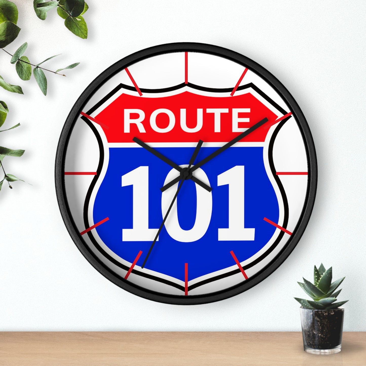 Route 101 Wall Clock