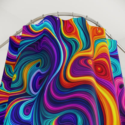 Psychedelic Shower Curtain