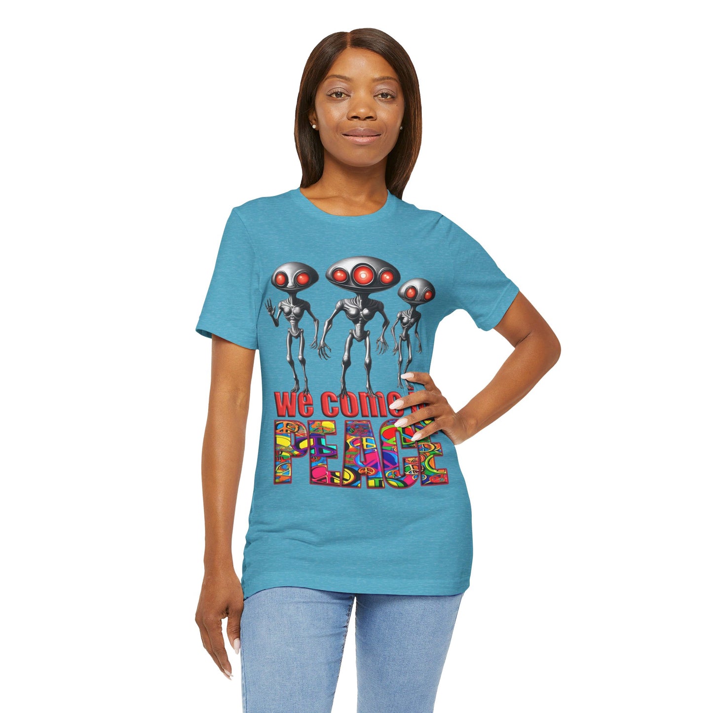 Aliens Come in Peace Tee