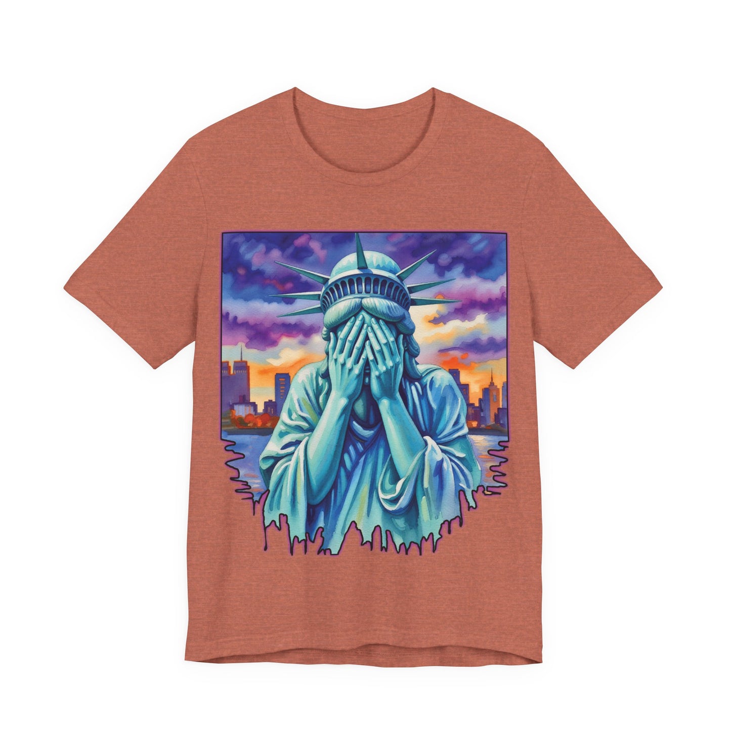 Lady Liberty Crying Tee