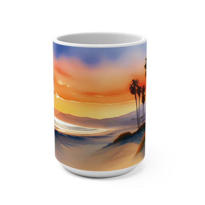 Sun Beach Mug 15oz