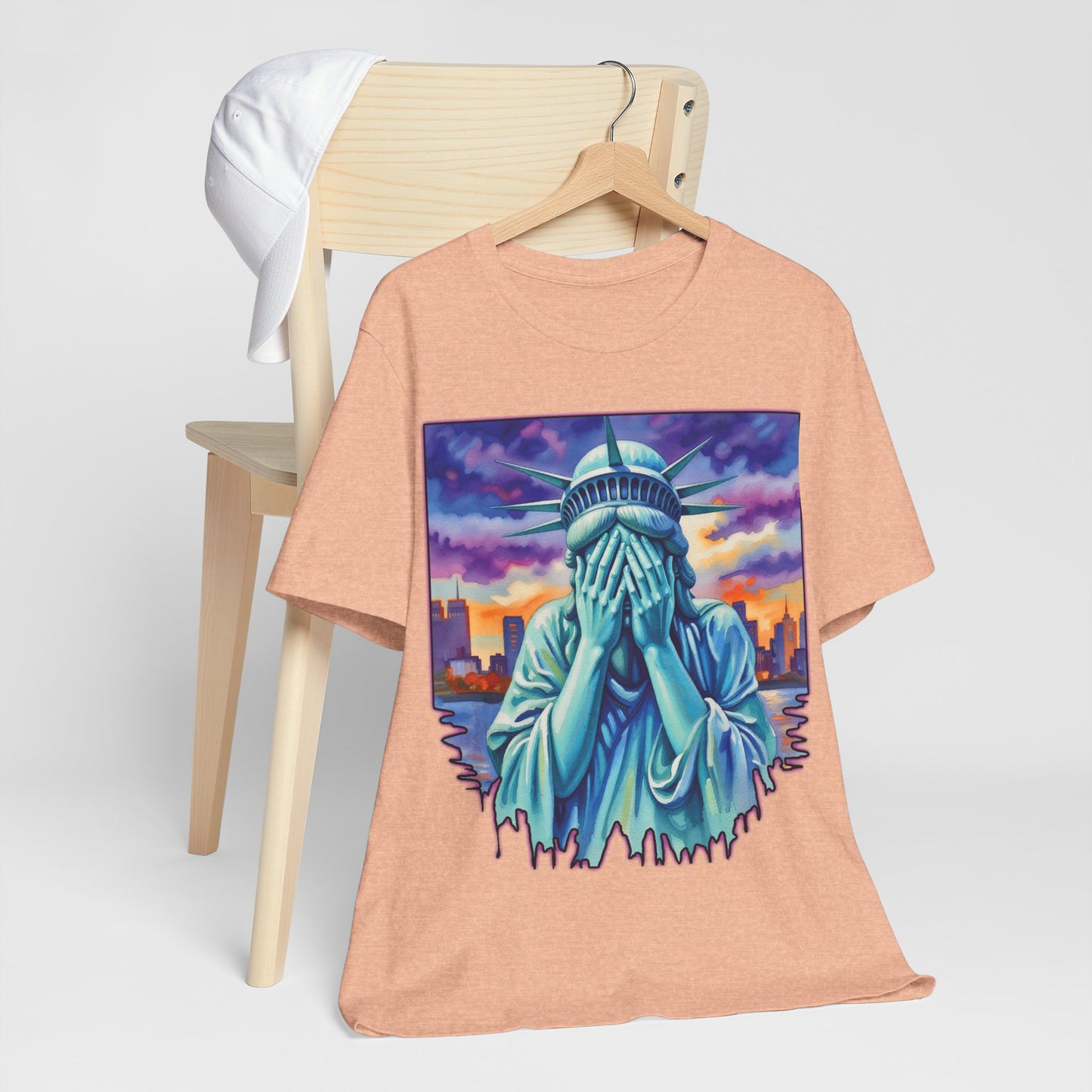 Lady Liberty Crying Tee