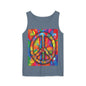 Colorful Peace Sign Tank Top