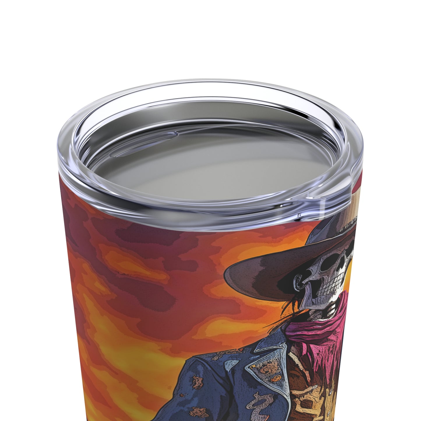 Skeleton Cowboy Tumbler