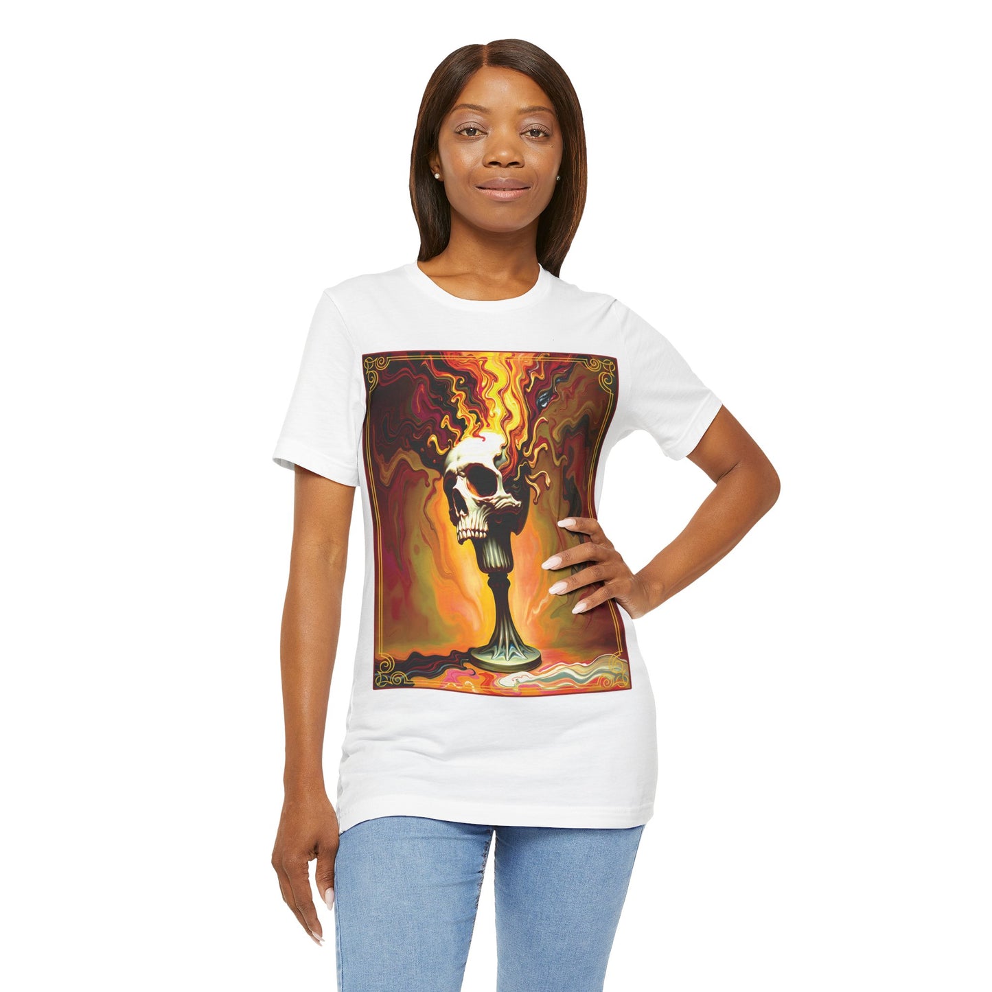 Colorful Exploding Skull Tee